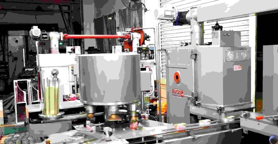 Irregular can seaming machine, Luncheon meat can seaming machine, Vacuum seamer with clincher